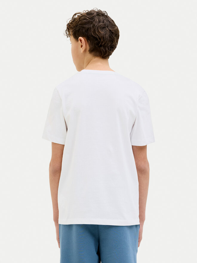 Jack&Jones Junior Jack&Jones Junior Camiseta Elijah 12269825 Blanco Regular Fit
