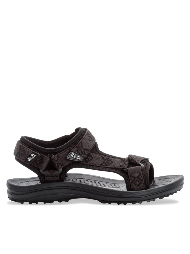Босоніжки Jack Wolfskin Wave Breaker 4050291 Чорний | evzuttya.com.ua