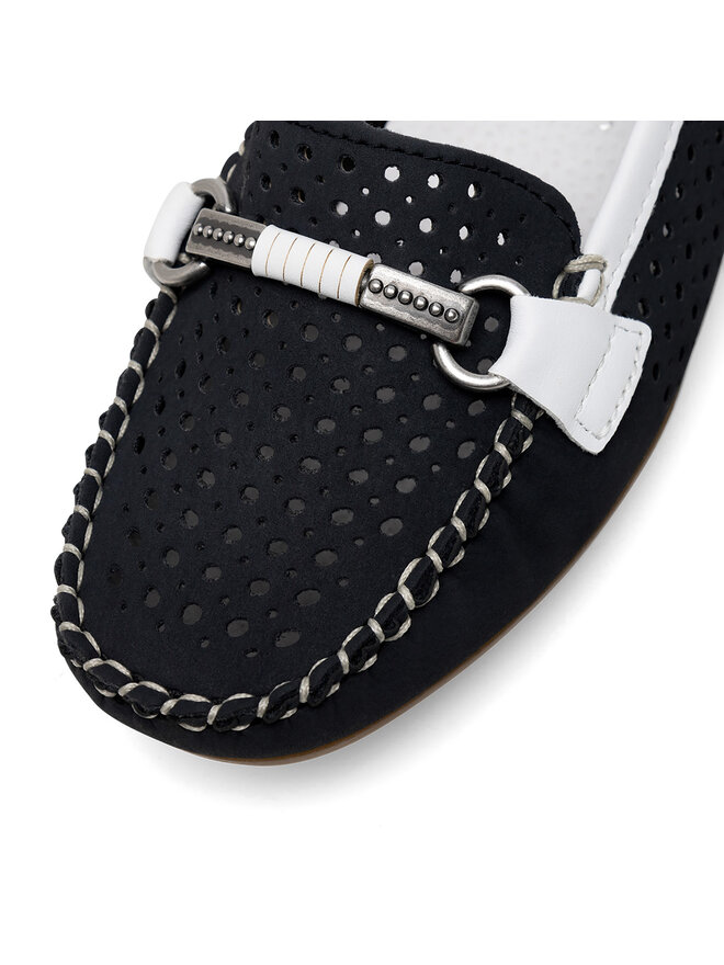 Rieker Mocassini Rieker 40065-14 Blu scuro