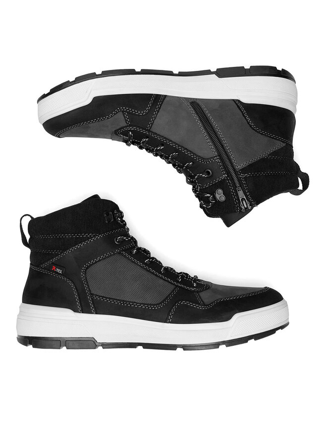 Rieker Revolution Lifestyle Bakancs Rieker Revolution Lifestyle U0073-00 Fekete