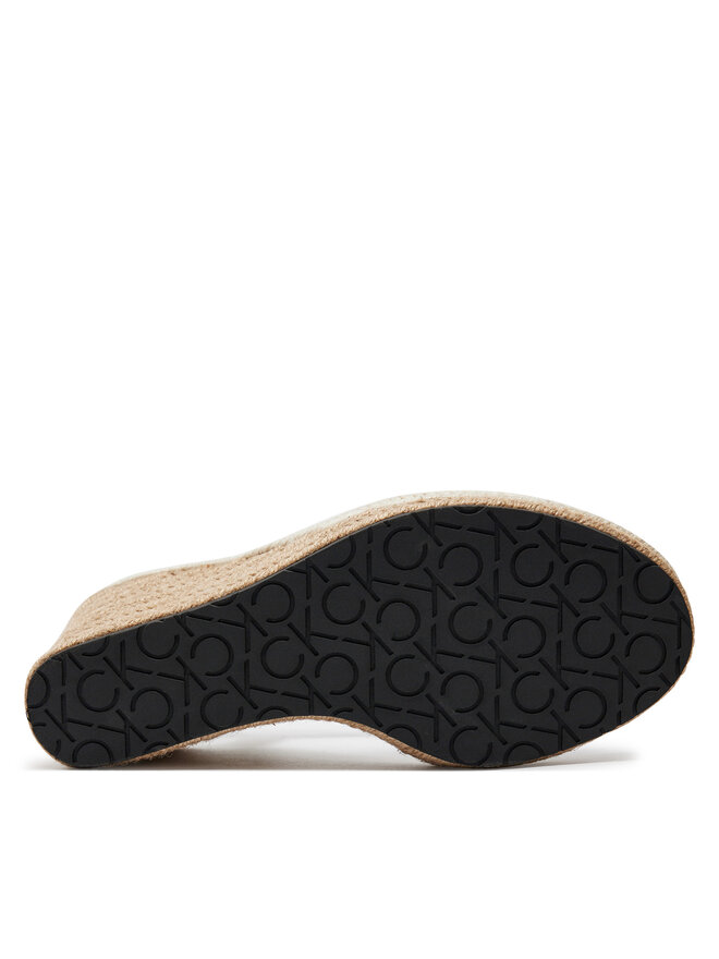 Calvin Klein Espadrilky Calvin Klein Wedge Sandal 70 He HW0HW02050 Biela
