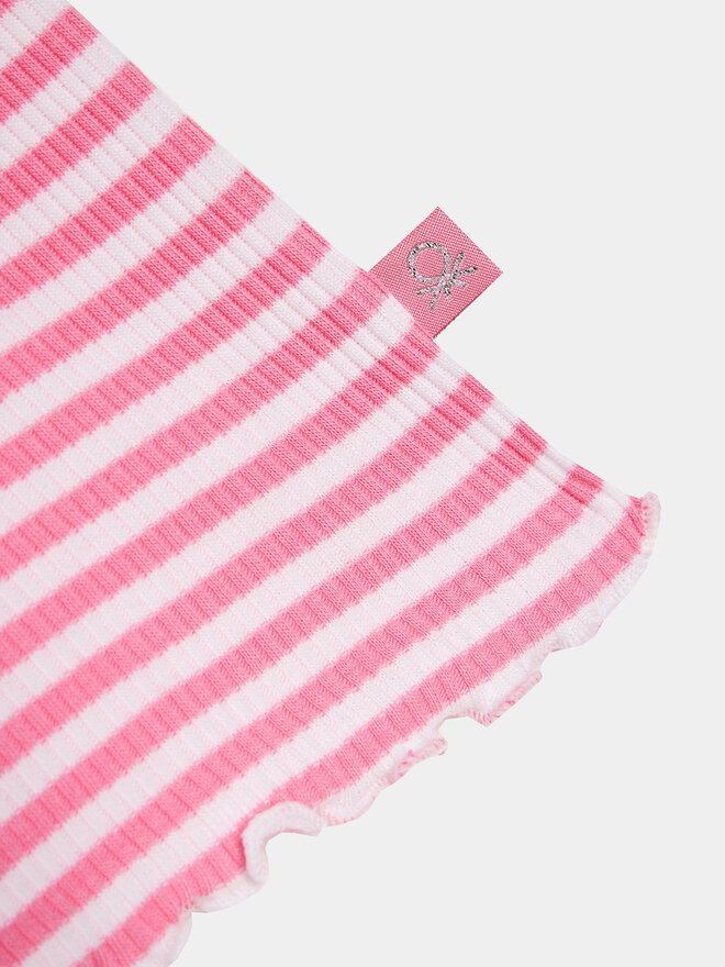 United Colors Of Benetton United Colors Of Benetton Camiseta 3W5BC10H7 Rosa Regular Fit
