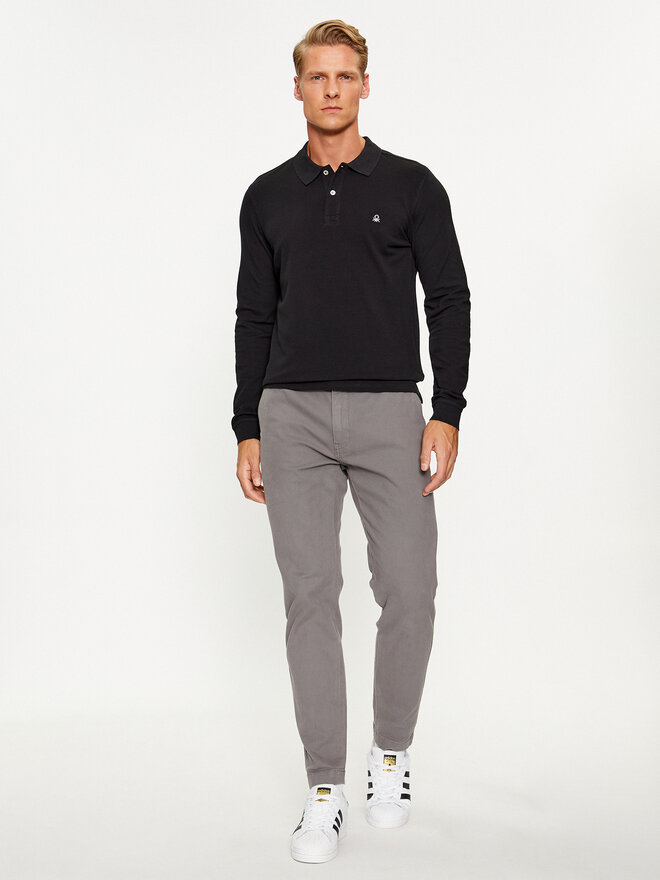 United Colors Of Benetton United Colors Of Benetton Pólóing 3089J3204 Fekete Regular Fit