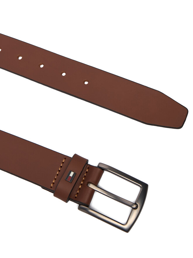 Tommy Hilfiger Ζώνη Ανδρική Tommy Hilfiger Denton 3.5 Ext AM0AM13536 Καφέ