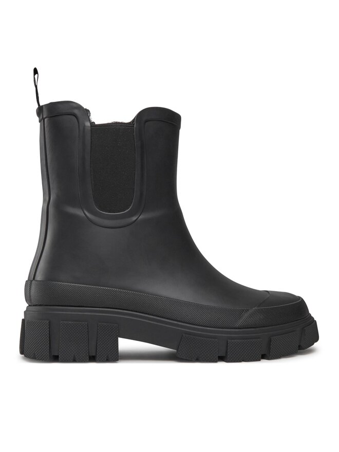 Warm weather rubber boots top