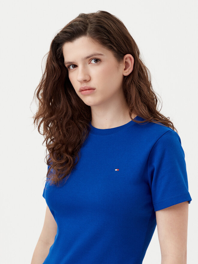 Tommy Hilfiger Tommy Hilfiger Póló New Cody WW0WW40587 Kék Slim Fit