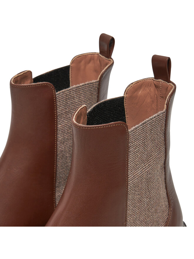 Pollini Μποτάκια με λάστιχο Pollini SA21083G1LTDG217 Καφέ