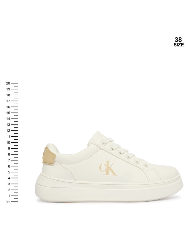 Calvin Klein Sneakers Calvin Klein Low Cut Lace Up V3X9-83300-1355 Weiß