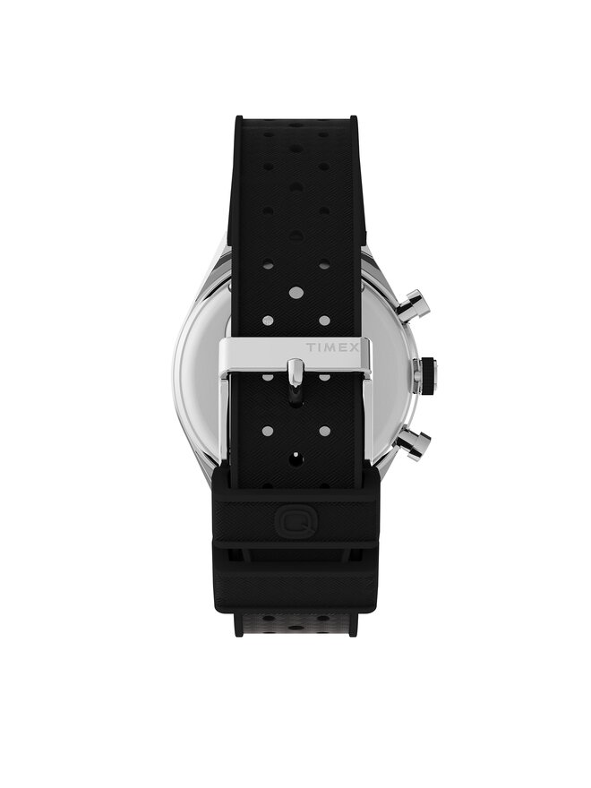 Timex Ceas Timex Q Timex Three Time Zone Chronograph TW2V70000 Negru