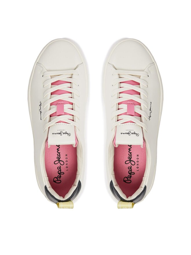 Pepe Jeans Sneakersy Pepe Jeans Camden Action W PLS00005 Bílá