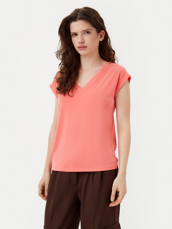 ONLY ONLY Camiseta Free 15287041 Rosa Regular Fit