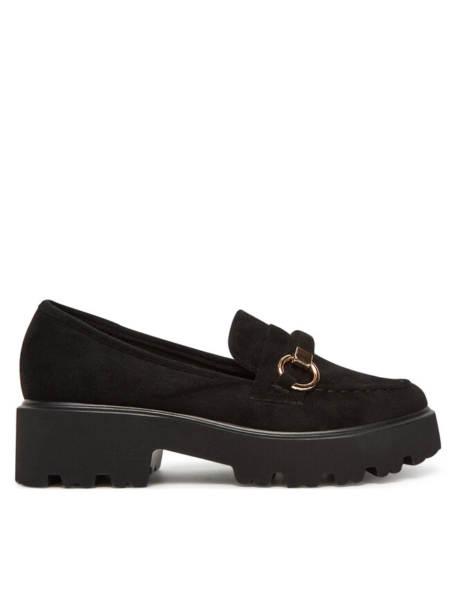 DeeZee Loafersy DeeZee LE601-4 Czarny