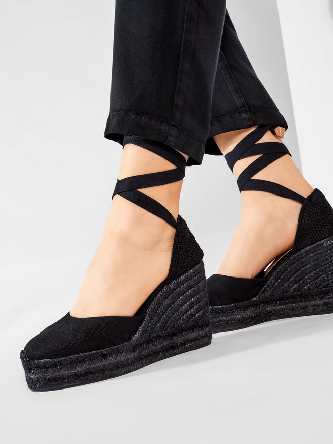 Castañer Espadrilky Castañer Carina C/8ED/001 020966-100 Černá