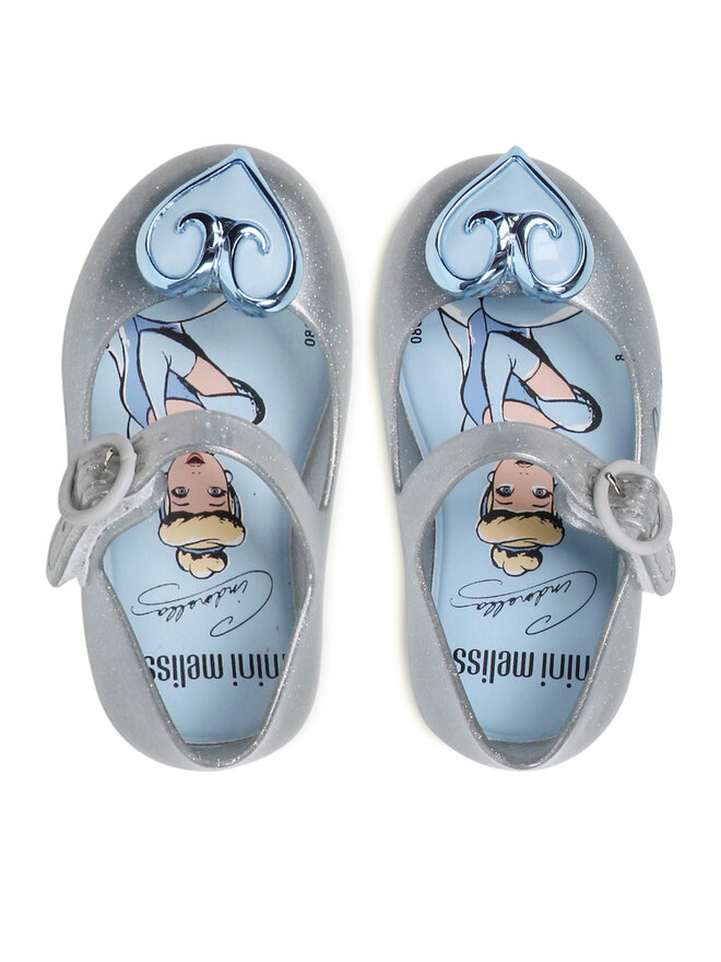Melissa Półbuty Melissa Mini Melissa Sweet Love + Disn 33447 Srebrny