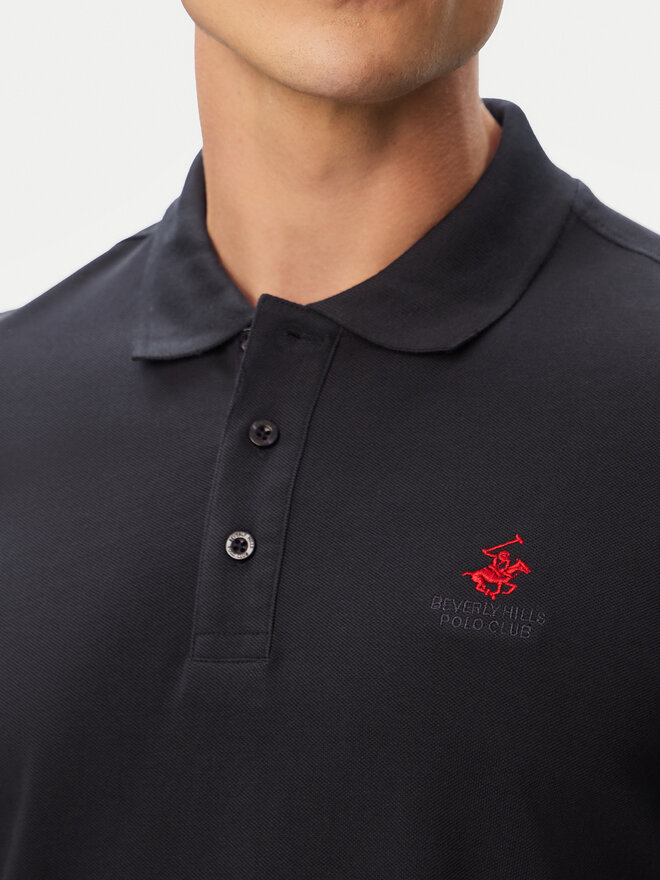Beverly Hills Polo Club Beverly Hills Polo Club Поло P-SS26M-P424125 Cиній Regular Fit