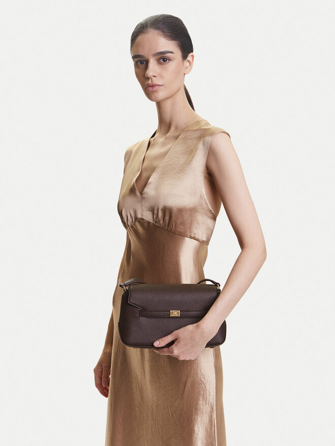 Elisabetta Franchi Geantă Elisabetta Franchi BS01A51E2 Maro