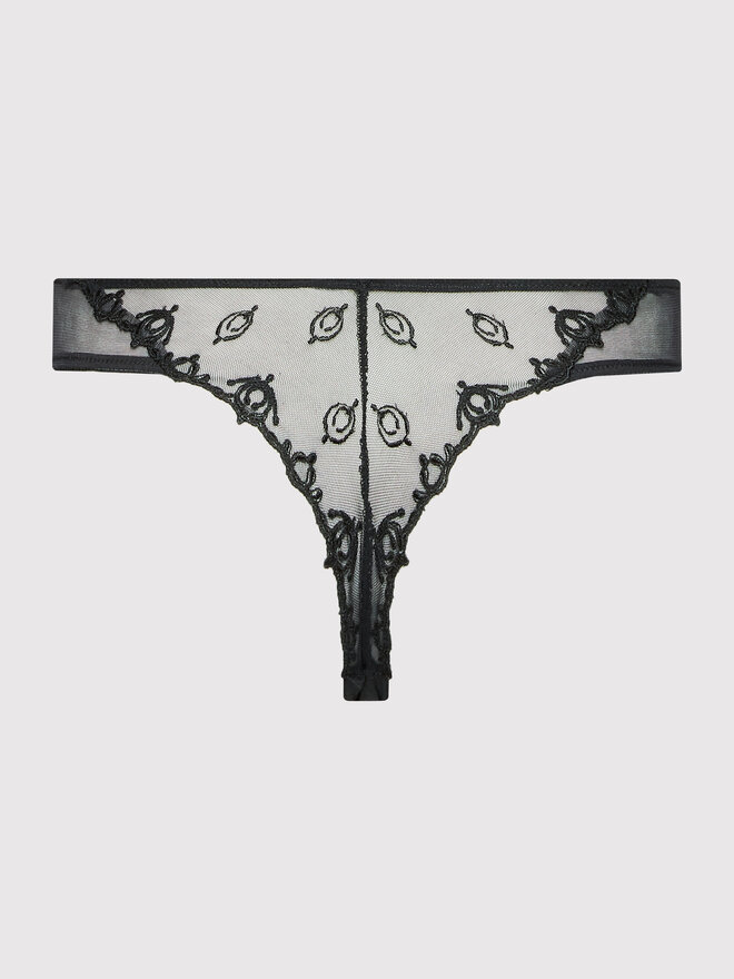 Chantelle Chantelle Στρίνγκ Champs Elysées C26090 Μαύρο