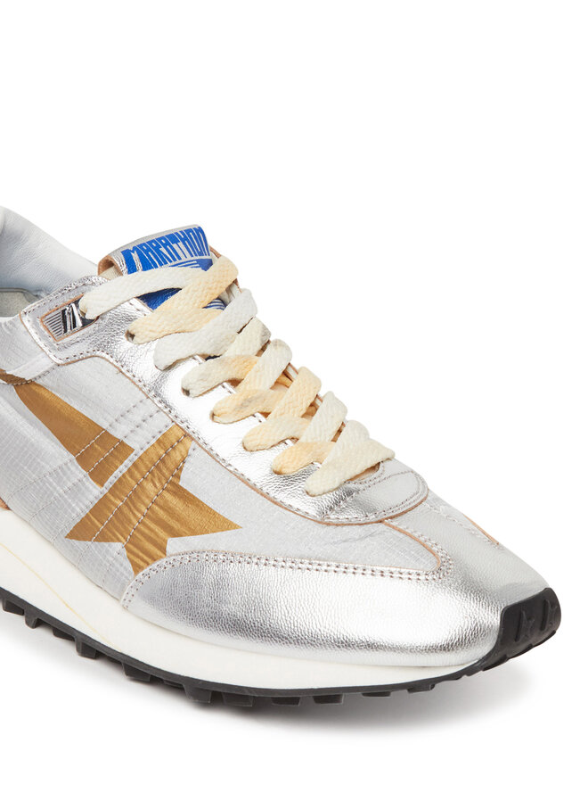 GOLDEN GOOSE Sneakersy GOLDEN GOOSE Running Marathon M77 GWF00683.F005490.70138 Srebrny