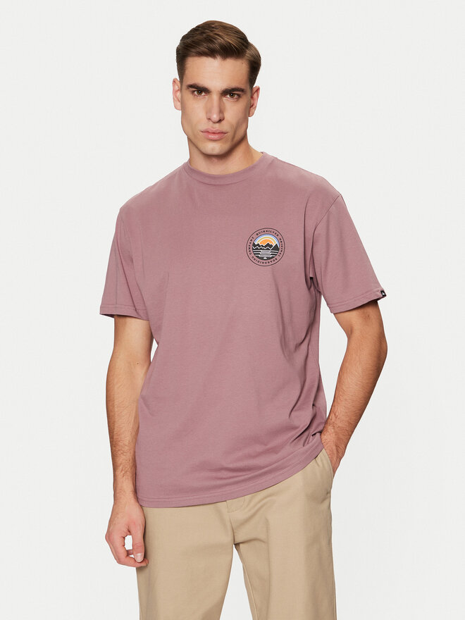 Quiksilver Quiksilver Marškinėliai Landscapes EQYZT07917 Violetinė Regular Fit