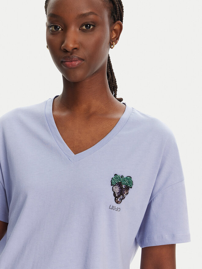 Liu Jo Liu Jo Camiseta WA5366 JS904 Violeta Regular Fit