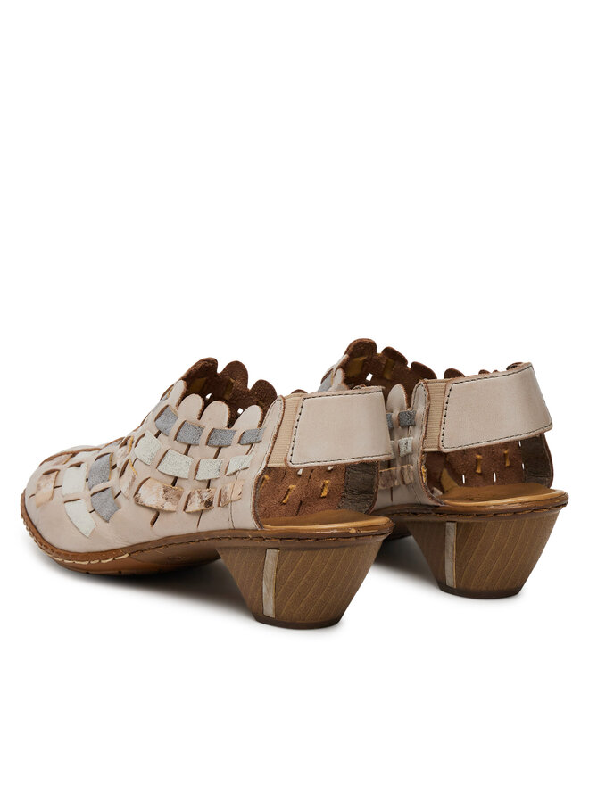 Rieker Halbschuhe Rieker 46778-64 Beige