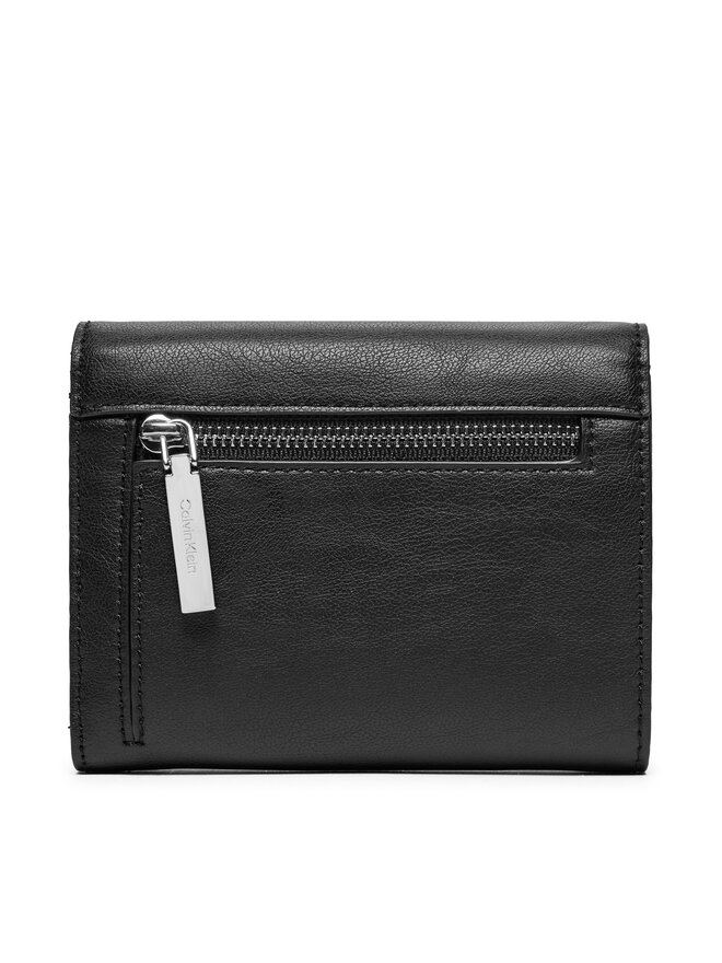 Calvin Klein Mazs sieviešu maks Calvin Klein Ck Daily Medium Trifold_Pbl K60K612851 Melns