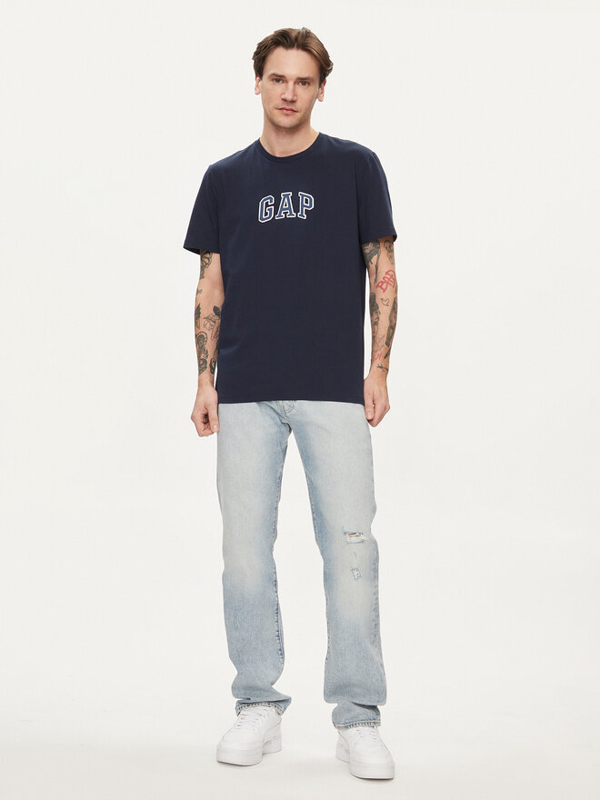 Gap Gap Póló 570044-03 Sötétkék Regular Fit
