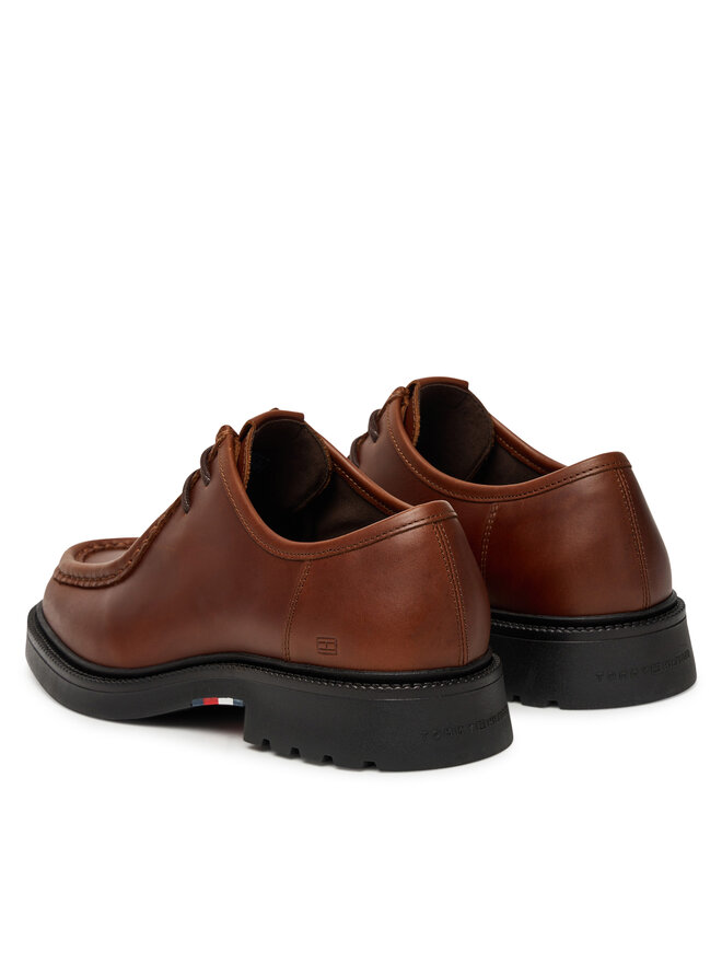 Tommy Hilfiger Nizki čevlji Tommy Hilfiger Comfort Lwt Moc Toe FM0FM05588 Rjava