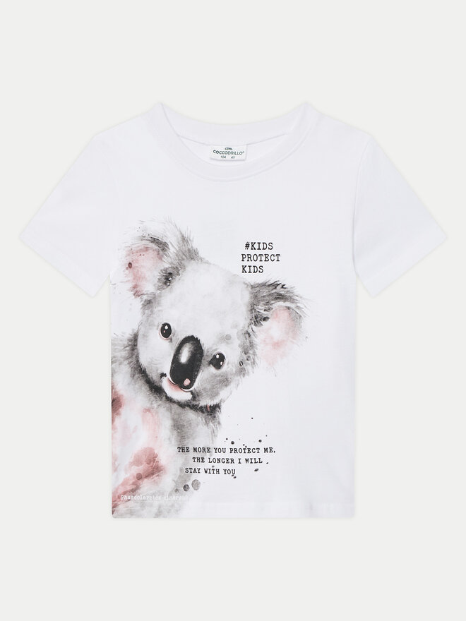 Coccodrillo Coccodrillo T-Shirt WC5143201VUA Λευκό Regular Fit