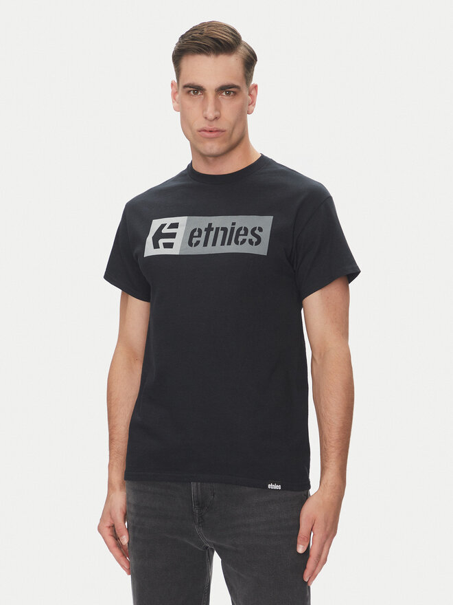 Etnies Etnies Marškinėliai New Box 4130002282 Juoda Regular Fit