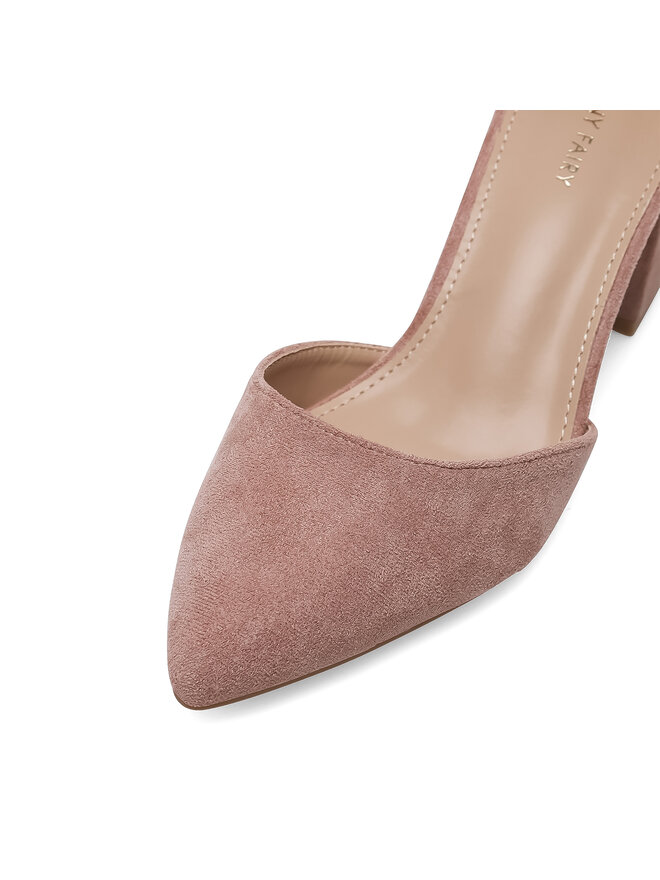 Ｆ♡ Zawieszki This is Love: różowe złoto, biały szafir, diamenty