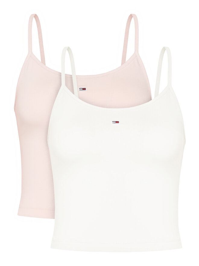 Tommy Jeans Tommy Jeans Set od 2 topa Essential DW0DW18148 Šarena Regular Fit