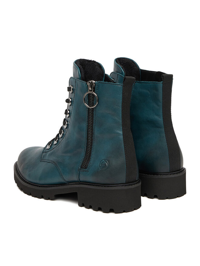 Remonte Schnürschuhe Remonte D8671-12 Türkisfarben