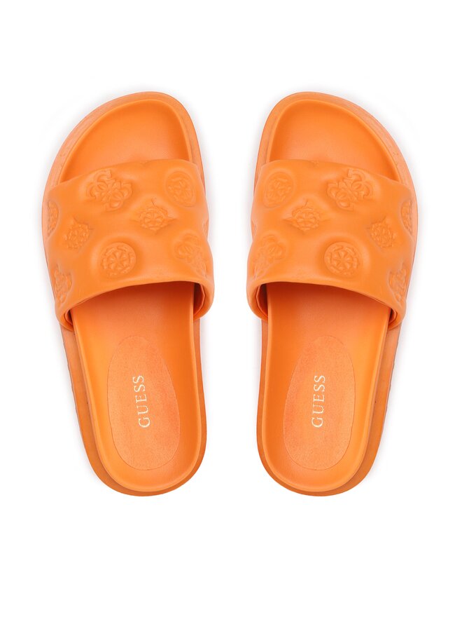 Guess Pantoletten Guess Fabetza FL6BZT ELE19 Orange