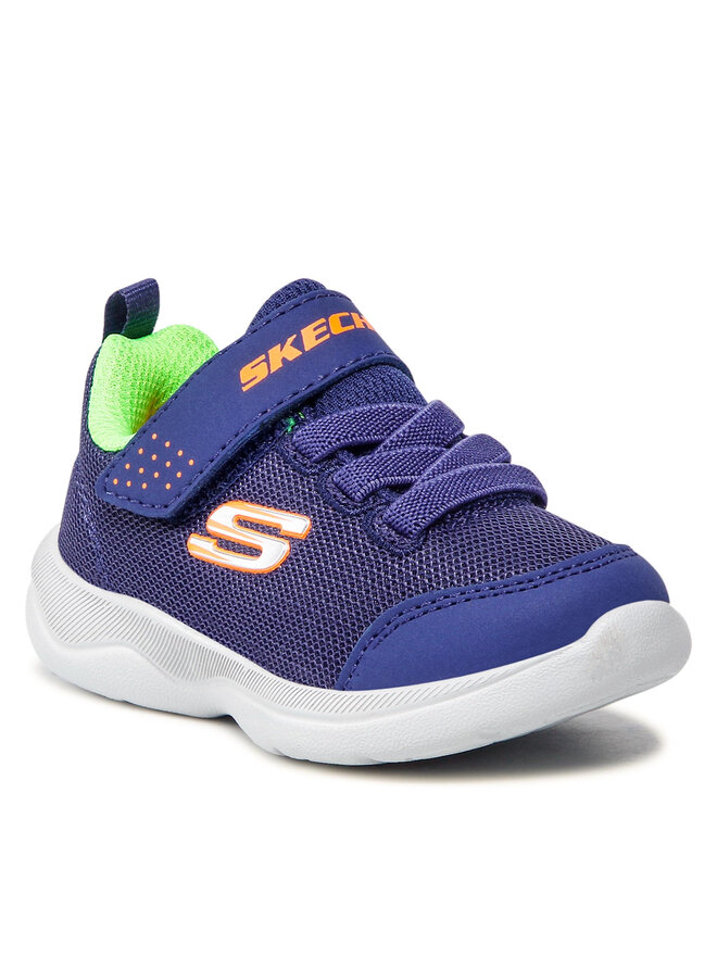 Skechers Sneakersy Skechers Mini Wanderer 407300N/NVLM Granatowy