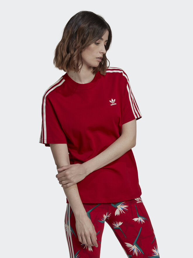adidas adidas Marškinėliai THEBE MAGUGU HK5209 Raudona Regular Fit