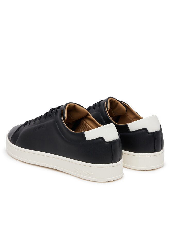 Calvin Klein Αθλητικά Calvin Klein Pure Low Laceup Cupsole Hf Lth HM0HM01859 Μαύρο