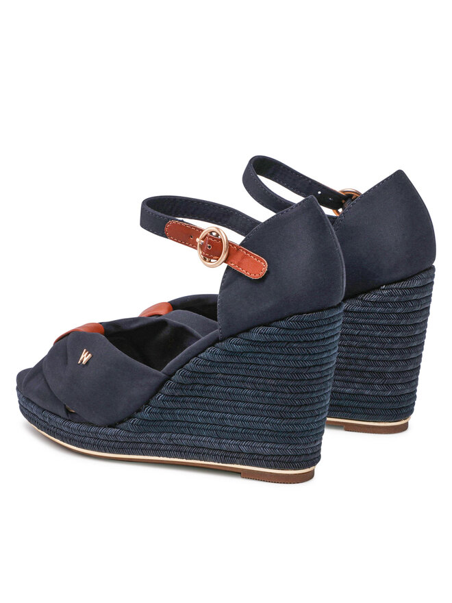 Wrangler Espadryle Wrangler Raval Cross WL21681A Granatowy