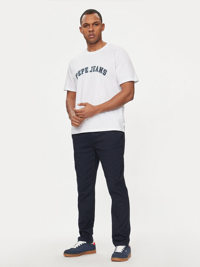 Pepe Jeans Pepe Jeans Marškinėliai Clement PM509220 Écru Regular Fit