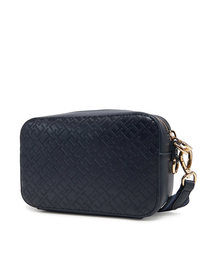 Tommy Hilfiger Kabelka Tommy Hilfiger Th Distinct Camera Bag Mono AW0AW17221 Tmavomodrá