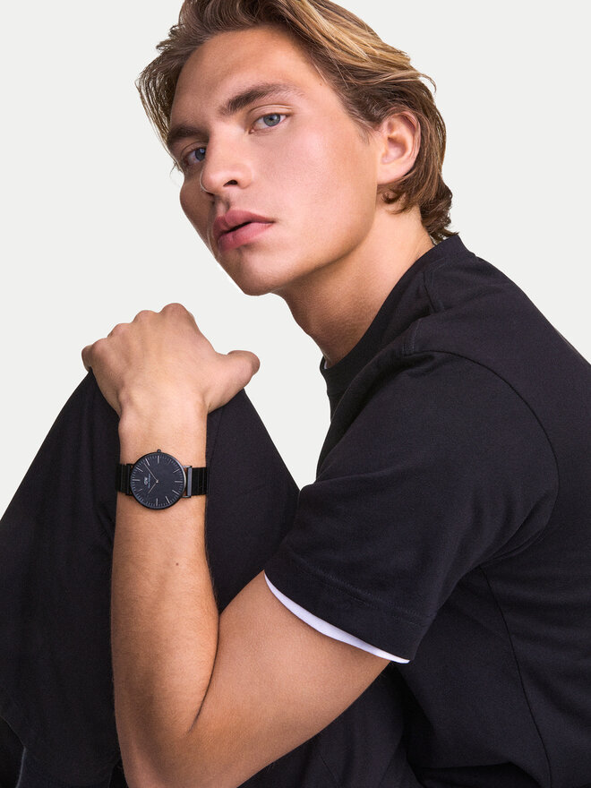 Daniel Wellington Zegarek Daniel Wellington DW00100777 Czarny