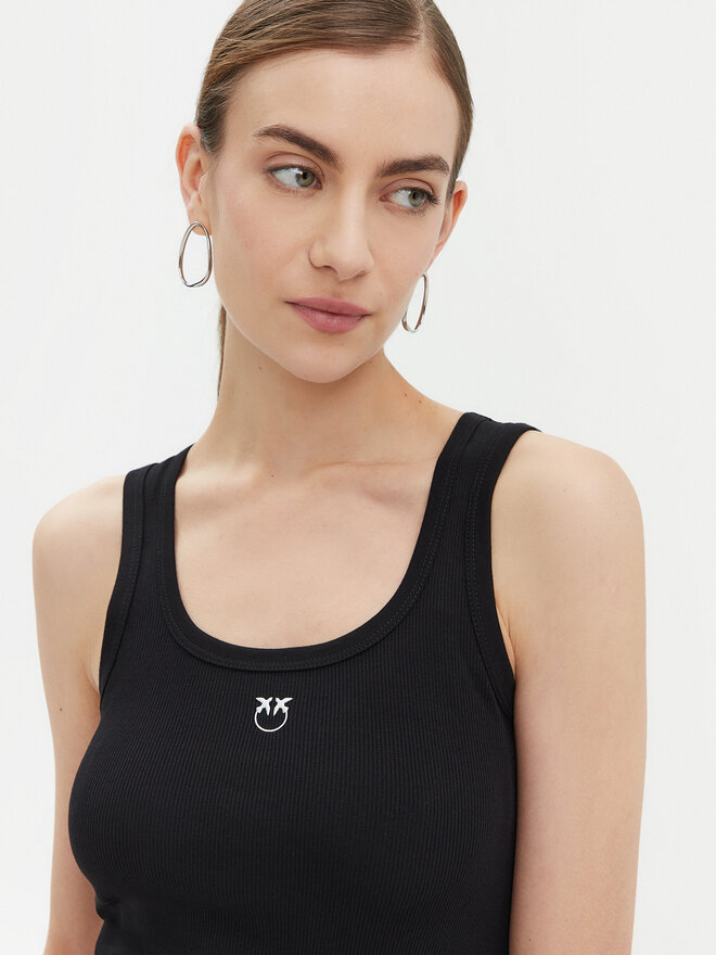 PINKO PINKO Τοπ 100807 A2C1 Μαύρο Regular Fit