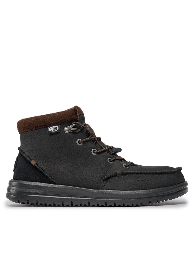 Hey Dude Botines planos Hey Dude Bradley Boot Leather 40189-001 Negro
