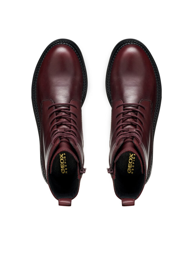 Geox Botine Geox D Serilda D46WYG 00043 C7011 Vișiniu
