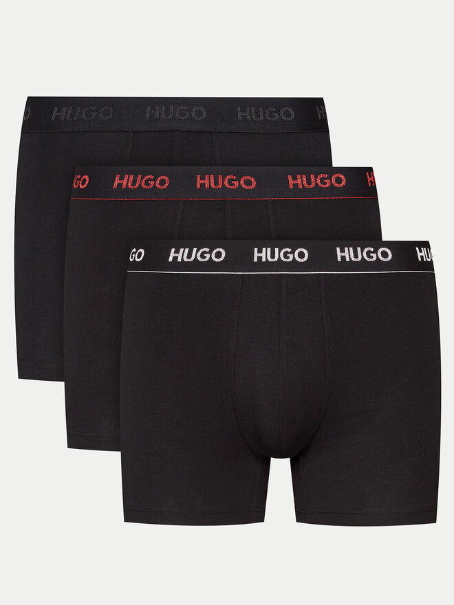 HUGO Hugo Σετ μποξεράκια 3 τμχ 50517886 Μαύρο