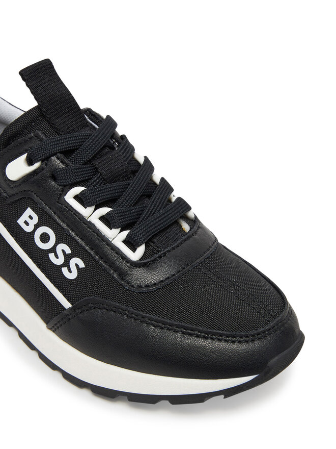BOSS Снікерcи BOSS J51653 M Чорний
