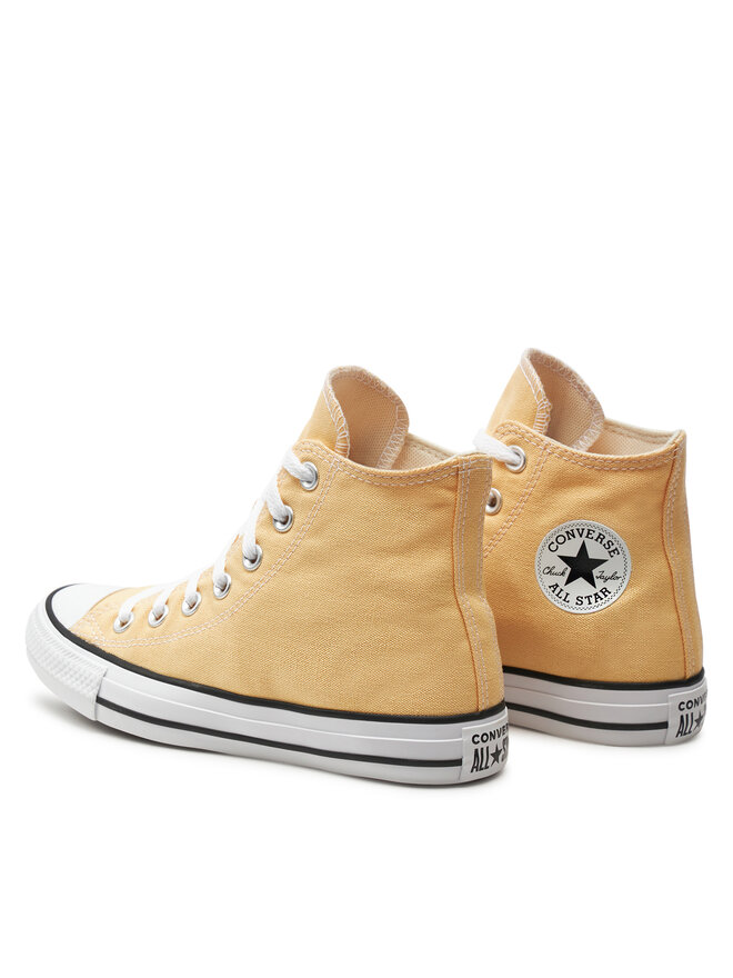 Converse Sneakers aus Stoff Converse Chuck Taylor All Star Hi A09826C Gelb