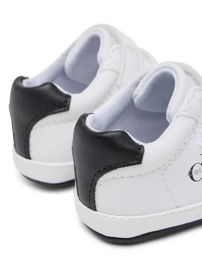 Calvin Klein Сникърси Calvin Klein Low Cut Velcro Sneaker V0B9-83145-1582 Бял