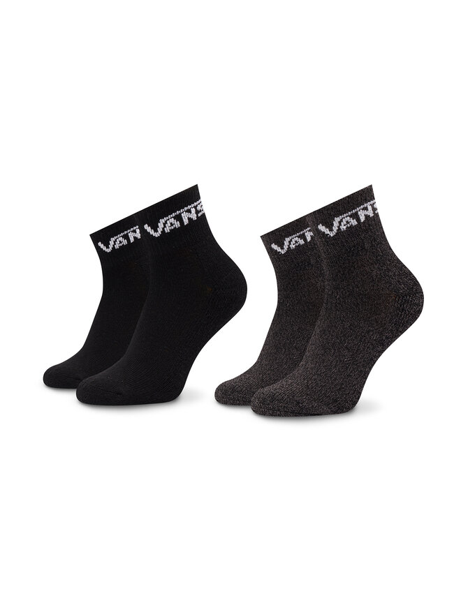 Vans Σετ ψηλές κάλτσες παιδικές 2 τεμαχίων Vans Drop V Classic VN0A7PTC Μαύρο