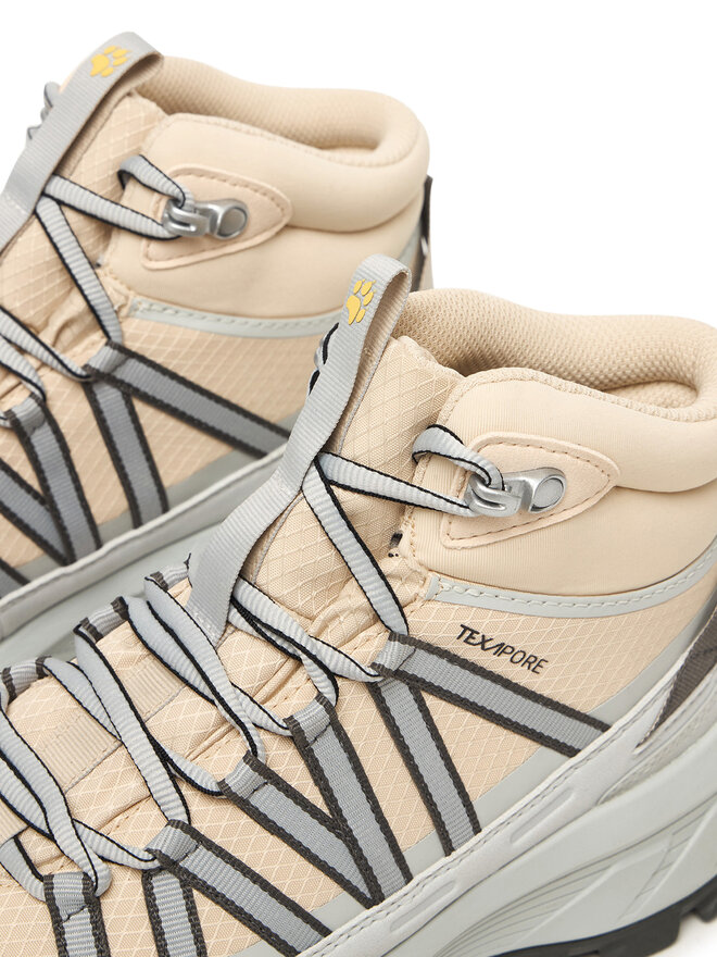 Jack Wolfskin Botas de trekking Jack Wolfskin Wild Hike Texapore Mid A65580 Écru